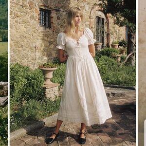 Madeline Dress Petites in Pearl